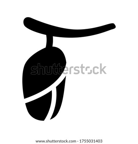 chrysalis  icon or logo isolated sign symbol vector illustration - high quality black style vector icons
