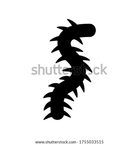 centipede  icon or logo isolated sign symbol vector illustration - high quality black style vector icons
