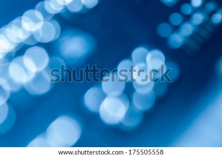 bokeh abstract background from credit card