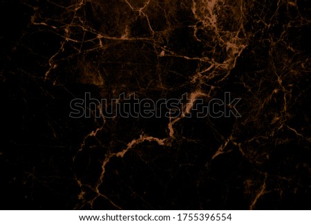 Beautiful abstract color yellow and brown marble on black background, yellow granite tiles floor on brown background, love gold wood banners graphics, art mosaic decoration, orange background