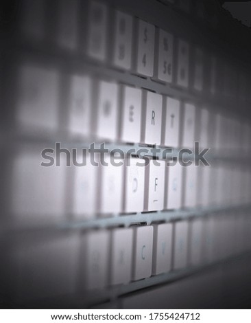 blurred Laptop computer keyboard.for background, CLOSEUP IMAGE