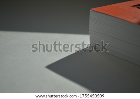 paper book abstract white light 