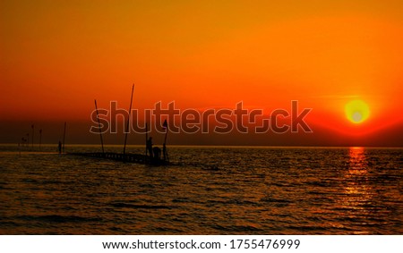 This is a photo of a sunset at a beach