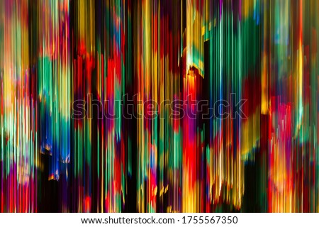 Curtain of multicoloured light. Abstract Royalty-Free Stock Photo #1755567350