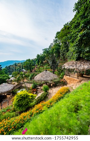 Park at Doi Pui Mong hill tribe village, Chiang Mai province.