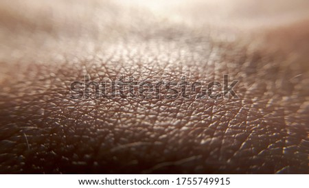 A picture of macro human skin. Caucasian super macro hand. Helthy abstract skin. Dermatology concept.