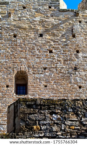 Old Vintage Historical Castle Walls Stones Photo