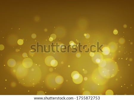 Vector illustration. the round light that is blurred by the lens is glittering. 