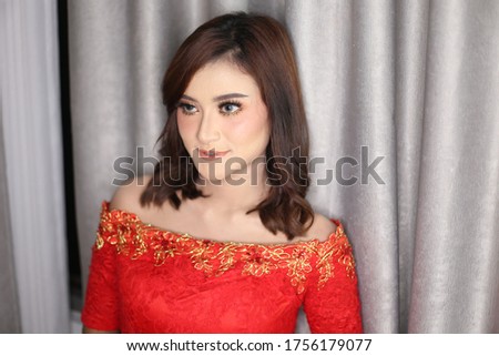 asian woman face beauty. natural asian woman portrait
