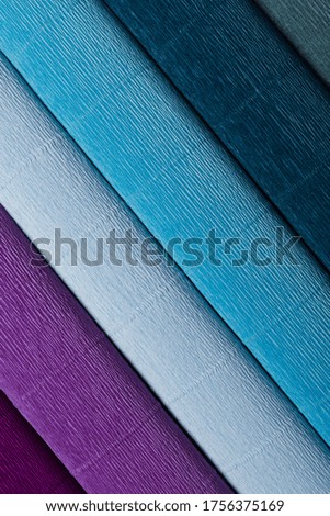 Colorful rolls of crepe paper. Colorful background
