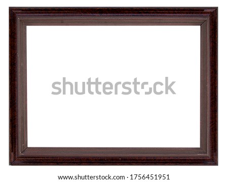 Italian frame from 1700-1800, gilded, wooden, hd photography. On a white background. Original. Carved.