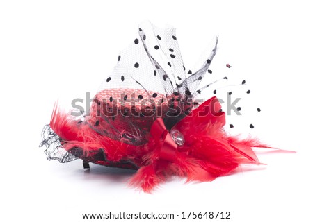an elegant headdress for women, for an important event Royalty-Free Stock Photo #175648712