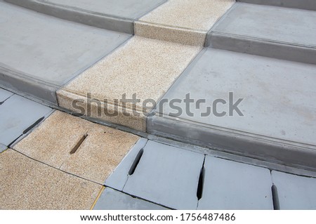 Cement and Sand wash stop floor textured background