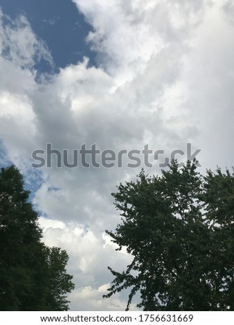 A pretty picture of the earth and sky