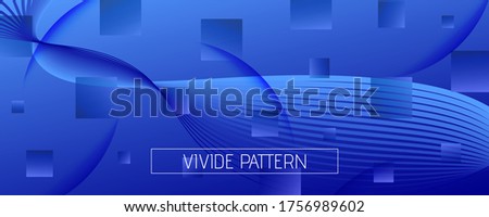 Blue Futuristic Abstract. Business Liquid. 3d Geometric Wallpaper. Graphic Curve Banner. Creative Futuristic Abstract. Flow Shape Illustration. 3d Fluid Pattern. Blue Futuristic Abstract.