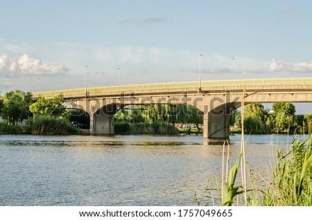 A bridge in the Vojvodina village of Srbobran on the river Krivaja 