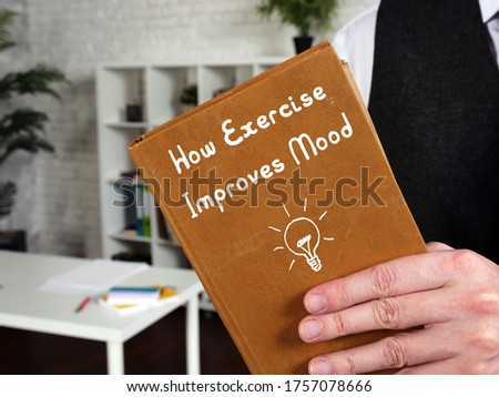 How Exercise Improves Mood phrase on the sheet.