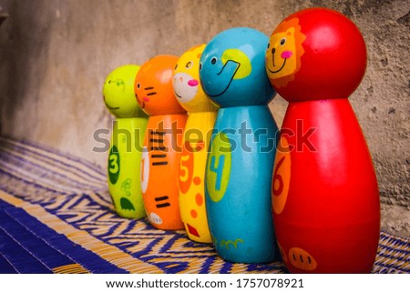China bowling skittles for indoor