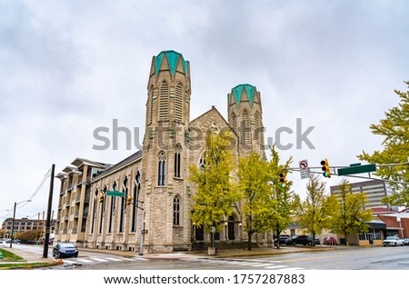 Former Meridian Street Methodist Episcopal Church in Indianapolis - Indiana, the United States