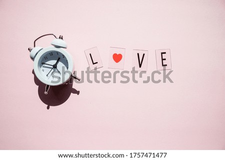 Text sign, love message. Conceptual photo advancing right time for date, feelings, relationship .Ideas Messages, Things remember about family, lovely templates.Postcard.Copy space