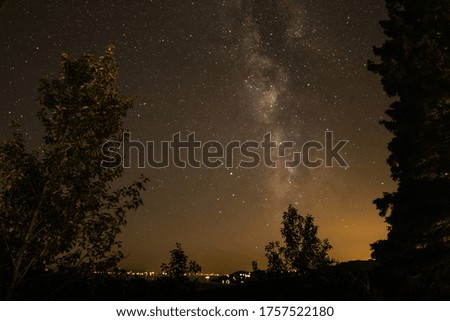 The milky way and distancing city lights makes for a spectacular summer sight.