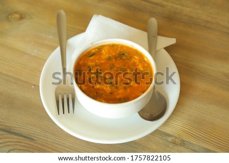 A bowl of dragon chicken soup 