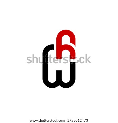 Initial letter HA or AH graphic logo template, line design concept, Abstract business logo, isolated on white background.