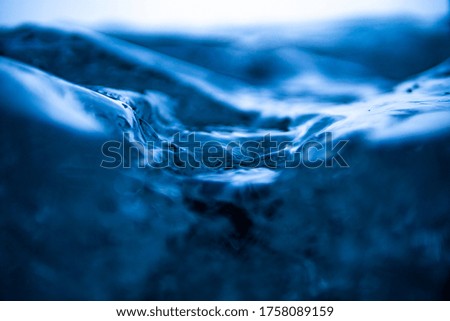 macro picture of ice chunk