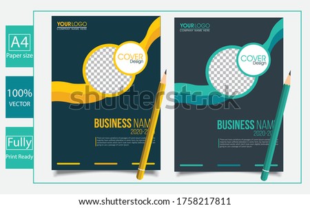 Modern cover business vector template layout design,annual report 2020,2021,Abstract Background