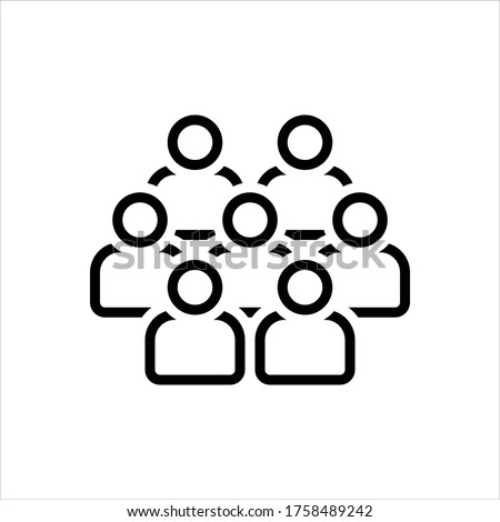 Vector line icon for board Royalty-Free Stock Photo #1758489242