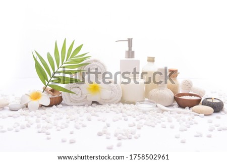 Spa products concept, spa background
