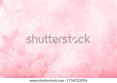 Pink light watercolor background, texture paper Royalty-Free Stock Photo #1758722096