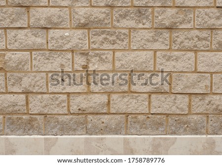 Wall of bricks, background concept