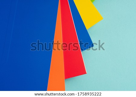 Abstract geometric paper on background.