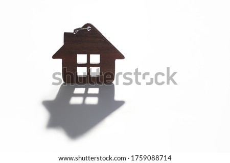 House isolated on a white background. Investment and real estate concept