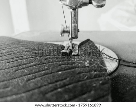 swishing machine black and white photography