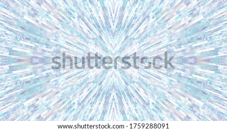 Light blue mother of pearl texture in starburst pattern