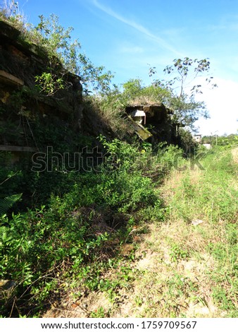Penal Institute Ruins in Ilha Grande RJ Brasil  Royalty-Free Stock Photo #1759709567