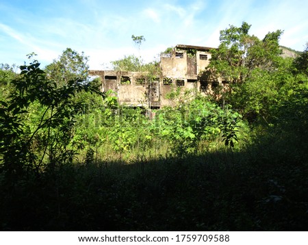 Penal Institute Ruins in Ilha Grande RJ Brasil  Royalty-Free Stock Photo #1759709588