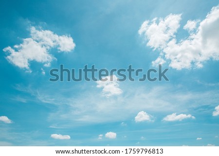 Natural sky beautiful blue and white texture background