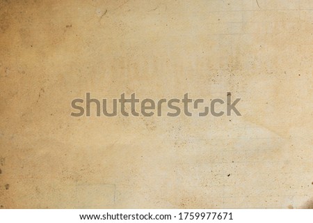 Texture of old retro vintage paper yellowed and worn out by time. Background Royalty-Free Stock Photo #1759977671
