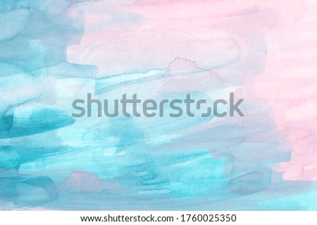 Abstract Hand Painted Watercolor Background