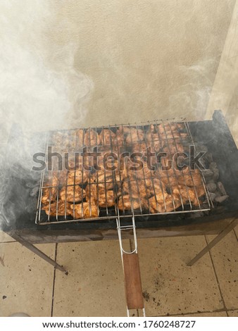 chicken barbecue show with sauce