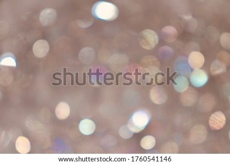 Warm tone bokeh images made from bubbles