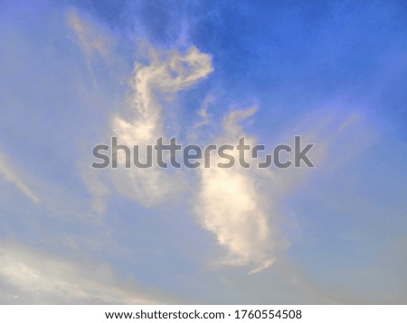 Sky, clouds, sunlight
Blue sun.
Strange cloud picture
