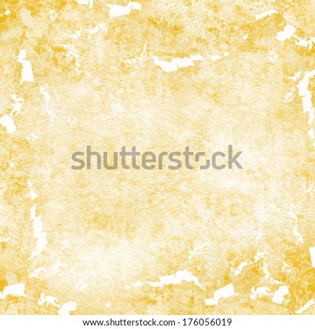 Grunge yellow background with space for text