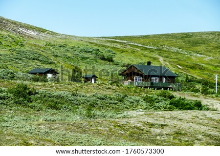 house in the mountains, beautiful photo digital picture