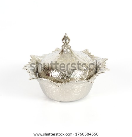 copper tea or coffee suger bowl traditional product