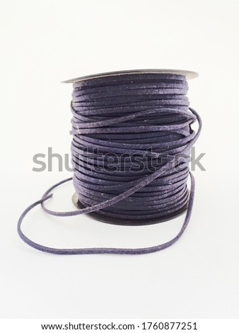 Texture rope with a natural background. The beautiful rope for craft.