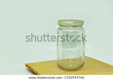 Empty bottle isolated in white background
